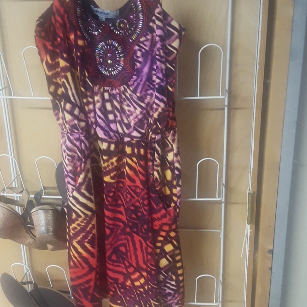 Silk festive dress